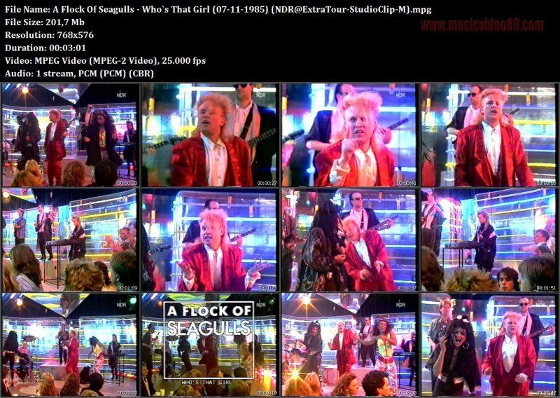A Flock Of Seagulls - Who`s That Girl (07-11-1985) (NDR@ExtraTour)
