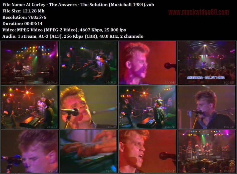 Al Corley - The Answers - The Solution (Musichall 1984) 
