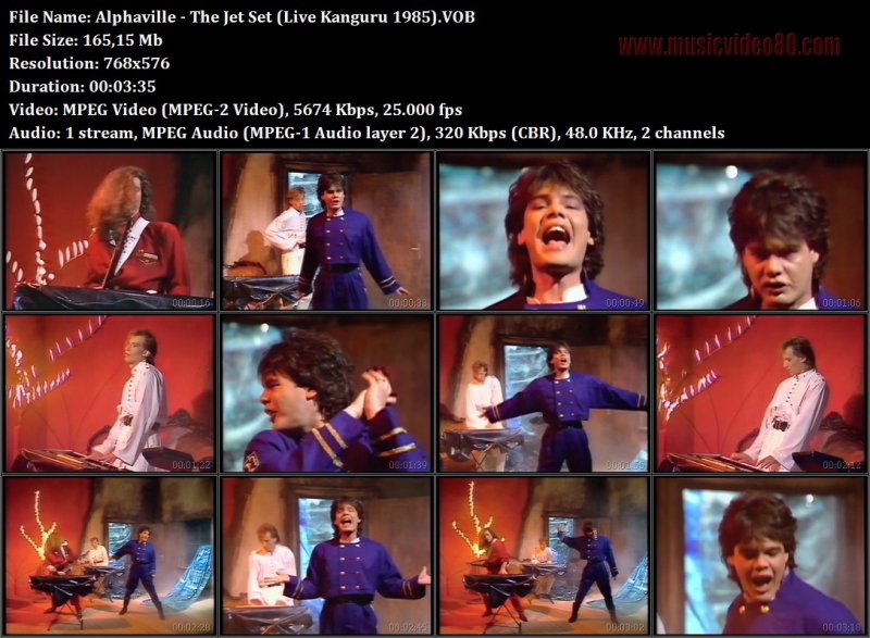 Alphaville - The Jet Set (Live Kanguru 1985) 