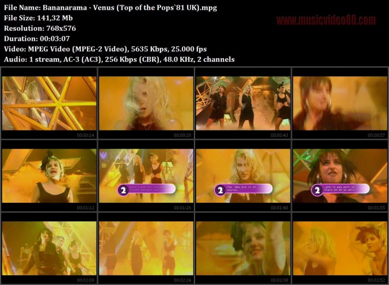 Bananarama - Venus (Top of the Pops`81 UK) 