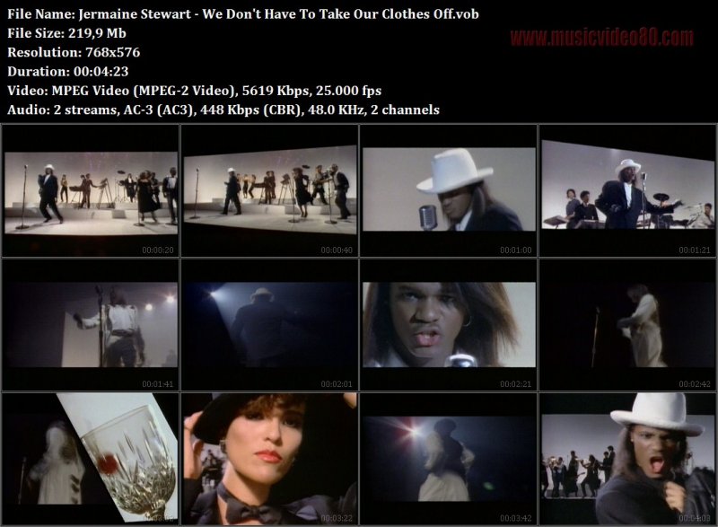 Jermaine Stewart - We Don't Have To Take Our Clothes Off 