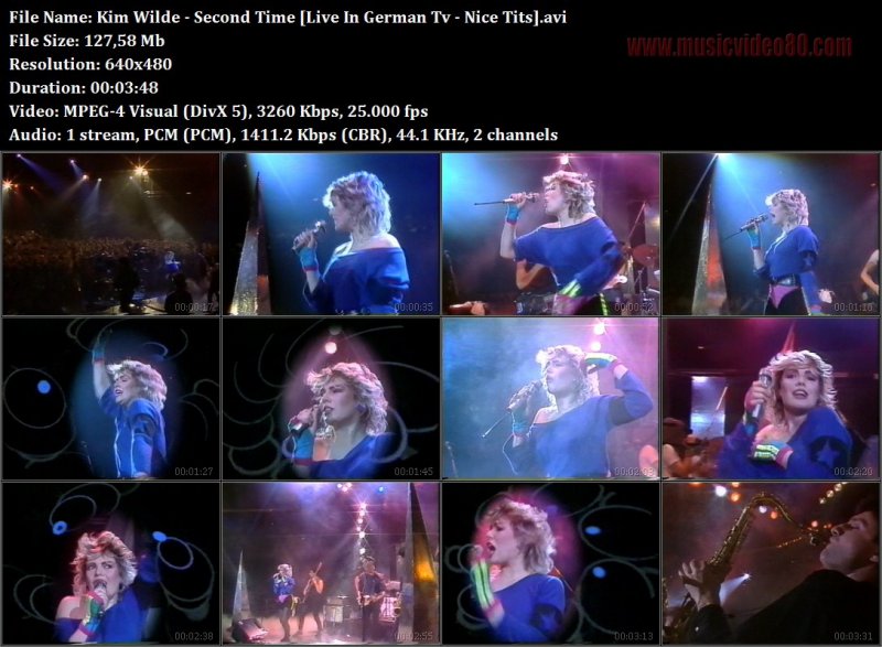 Kim Wilde - Second Time [Live In German Tv  ] 