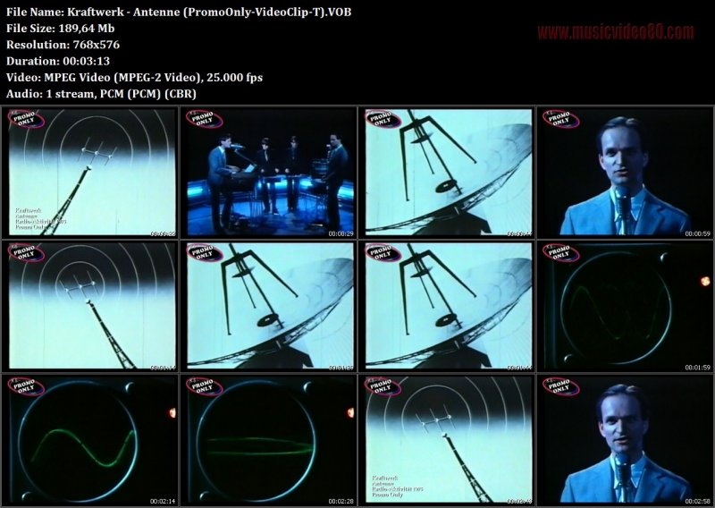 Kraftwerk - Antenne (PromoOnly-VideoClip-)