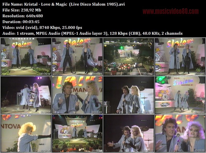 Kristal - Love & Magic  (Live Disco Slalom 1985).