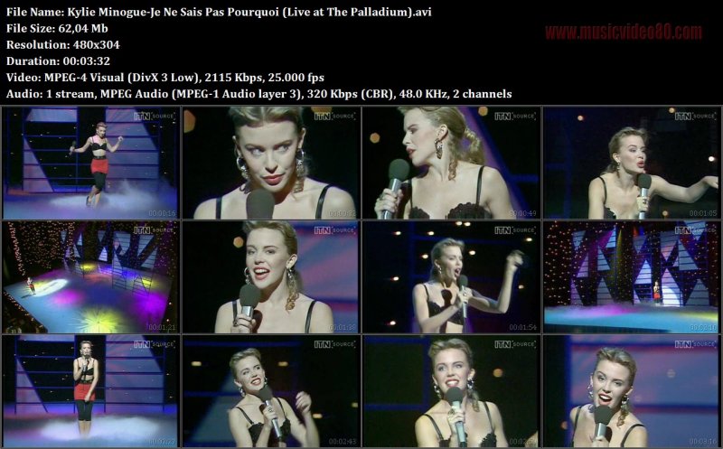 Kylie Minogue - Je Ne Sais Pas Pourquoi (Live at The Palladium) 