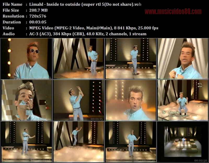 Limahl - Inside to outside (super rtl 5 ) 
