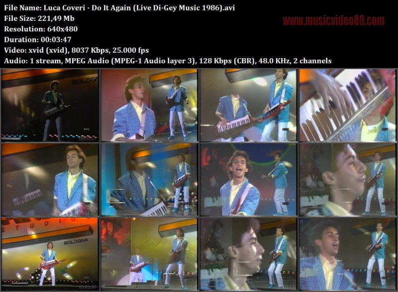 Luca Coveri - Do it again (Di-Gey Music 1986 )