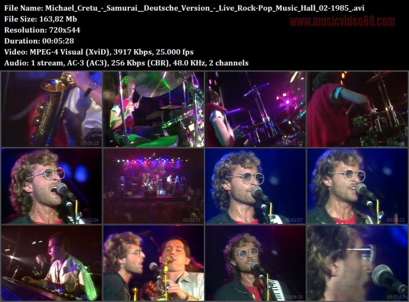 Michael Cretu - Samurai (Deutsche Version - Rock-Pop Music Hall 02-1985 )