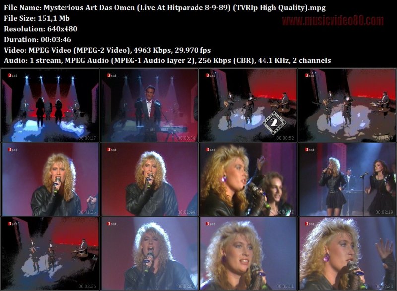 Mysterious Art - Das Omen (Live At Hitparade 8-9-89)  