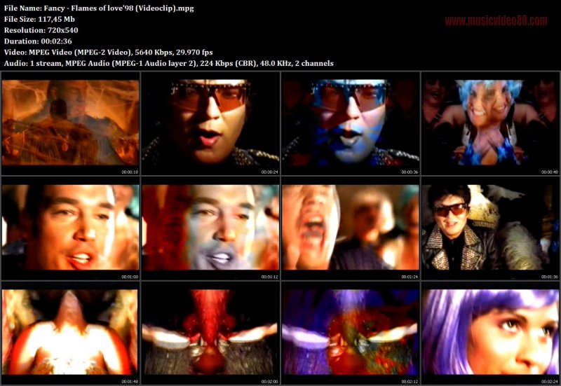 Fancy - Flames of love'98 (Videoclip)
