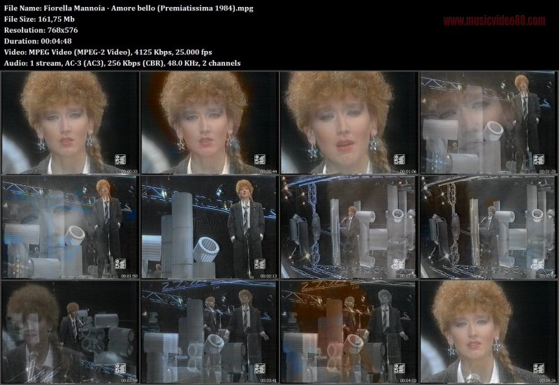 Fiorella Mannoia - Amore bello (Premiatissima 1984)