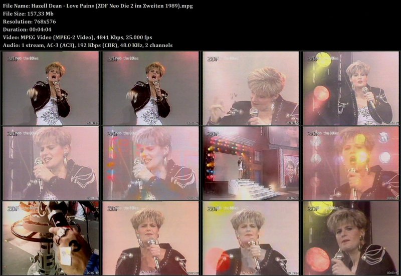 Hazell Dean - Love Pains (ZDF Neo Die 2 im Zweiten 1989)