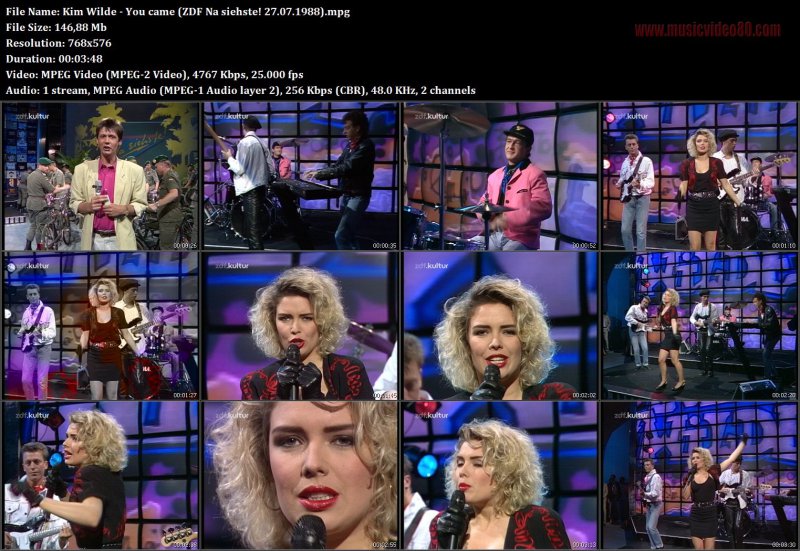 Kim Wilde - You came (ZDF Na siehste! 27.07.1988). 