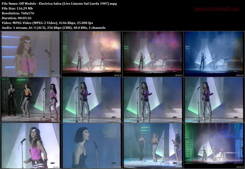 Off Models - Electrica Salsa (Live Limone Sul Garda 1987) 