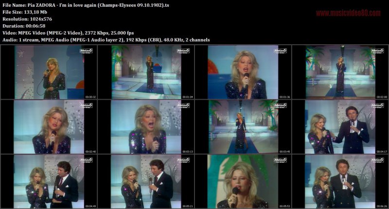 Pia Zadora - I'm in love again (Champs-Elysees 09.10.1982) 