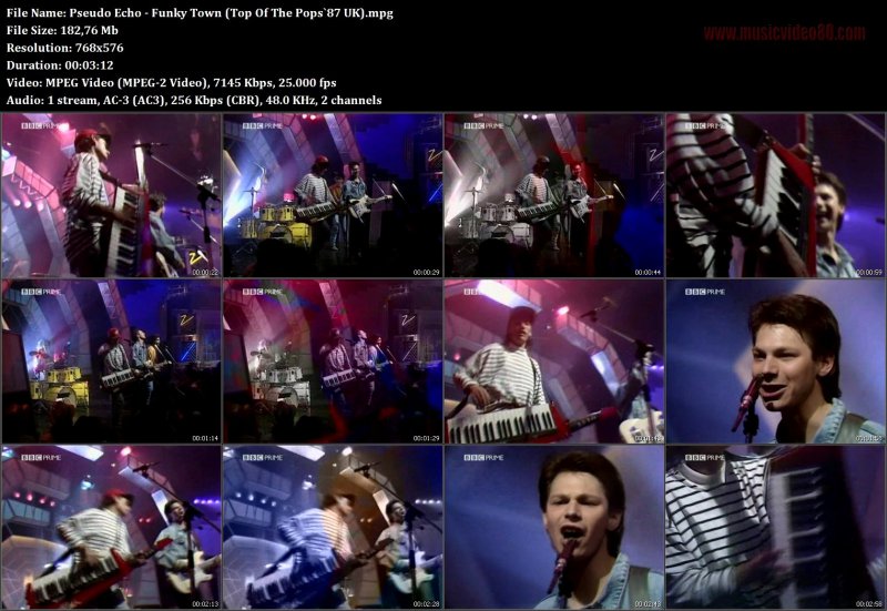 Pseudo Echo - Funky Town (Top Of The Pops`87 UK)