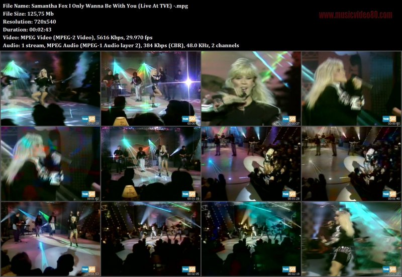 Samantha Fox - I Only Wanna Be With You (Live At TVE)  