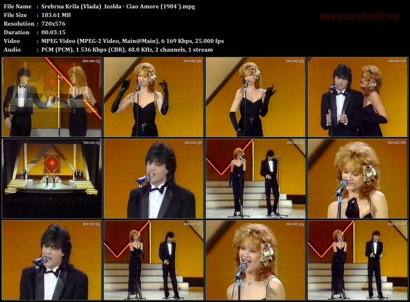Srebrna Krila (Vlada) & Izolda - Ciao Amore (1984`)