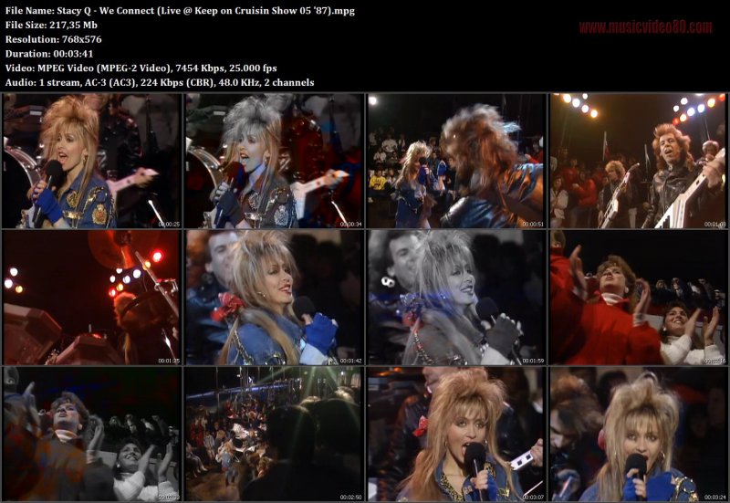 Stacey Q - We Connect (Live Keep On Cruisin Show 1987). 