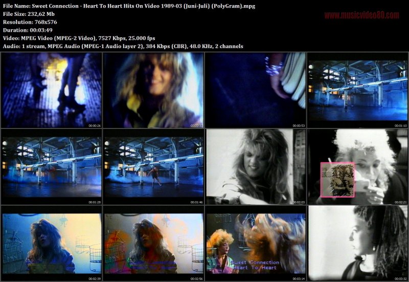 Sweet Connection - Heart To Heart Hits On Video 1989-03 (Juni-Juli) (PolyGram)