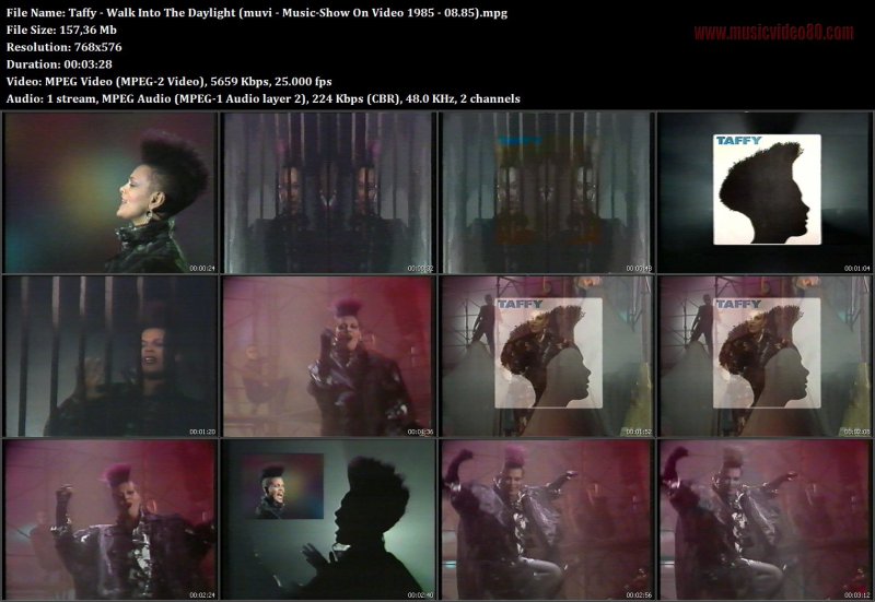 Taffy - Walk Into The Daylight (muvi - Music-Show On Video 1985 - 08.85) 