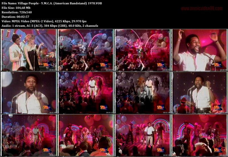 Village People - Y.M.C.A. ( American Bandstand 1978 )  