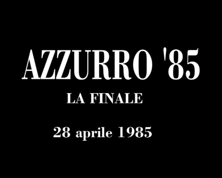 Azzurro 1985 2 DVD