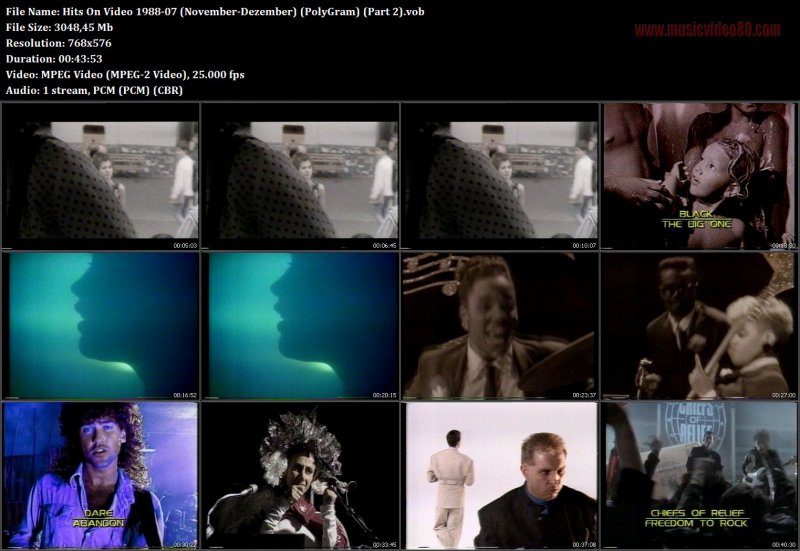 PolyGram Hits On Video 1988-07 (November-Dezember)