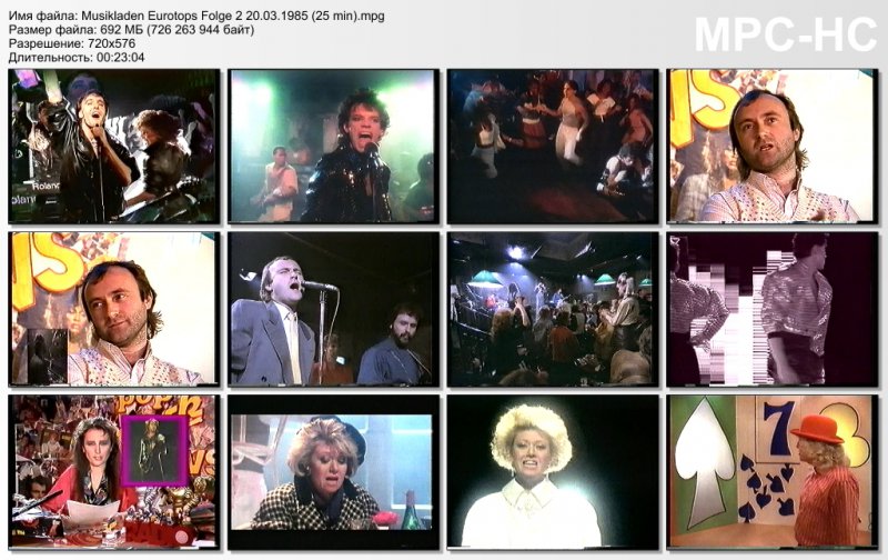Musikladen Eurotops Folge 2 20.03.1985