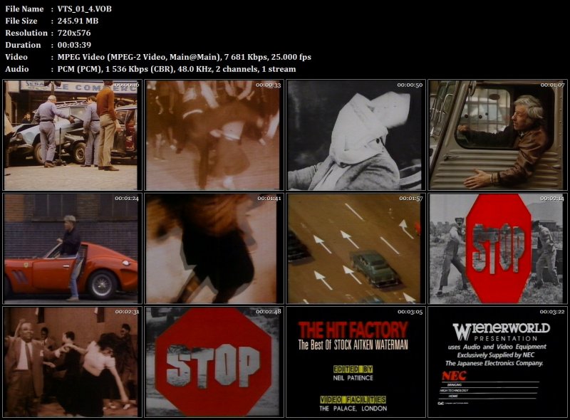 The Hit Factory DVD 1 The Best Of Stock Aitken Waterman