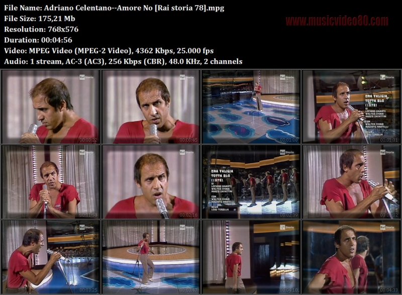 Adriano Celentano--Amore No [Rai storia 78] 