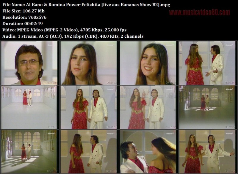 Al Bano & Romina Power - Felichita ( Bananas Show' )