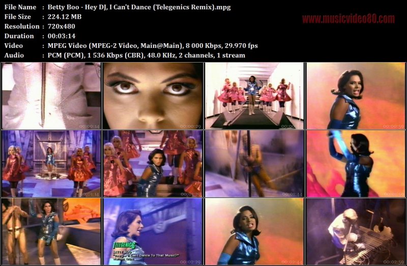 Betty Boo - Hey DJ, I Can't Dance (Telegenics Remix)