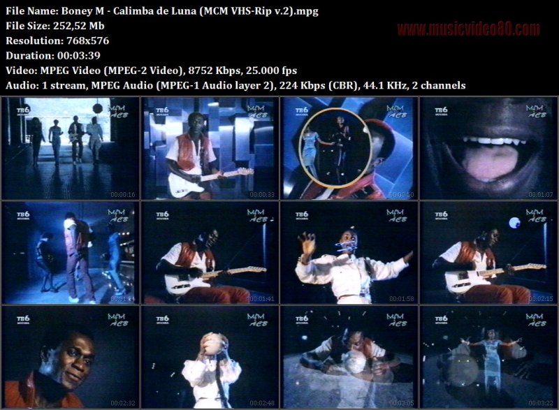 Boney M - Kalimba de Luna (2rd video vers )