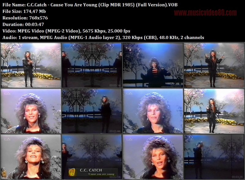 C.C.Catch - Cause You Are Young (Clip MDR 1985) 