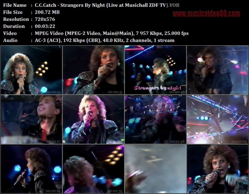 C.C.Catch - Strangers By Night (Live at Musichall )