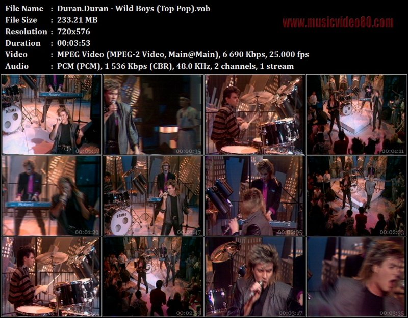 Duran Duran - Wild Boys (Top Pop) 