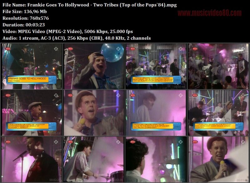 Frankie Goes To Hollywood - Two Tribes (Top of the Pops`84) 