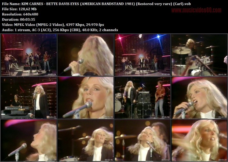 Kim Carnes - Bette Davis Eyes (American Bandstand  1981) 