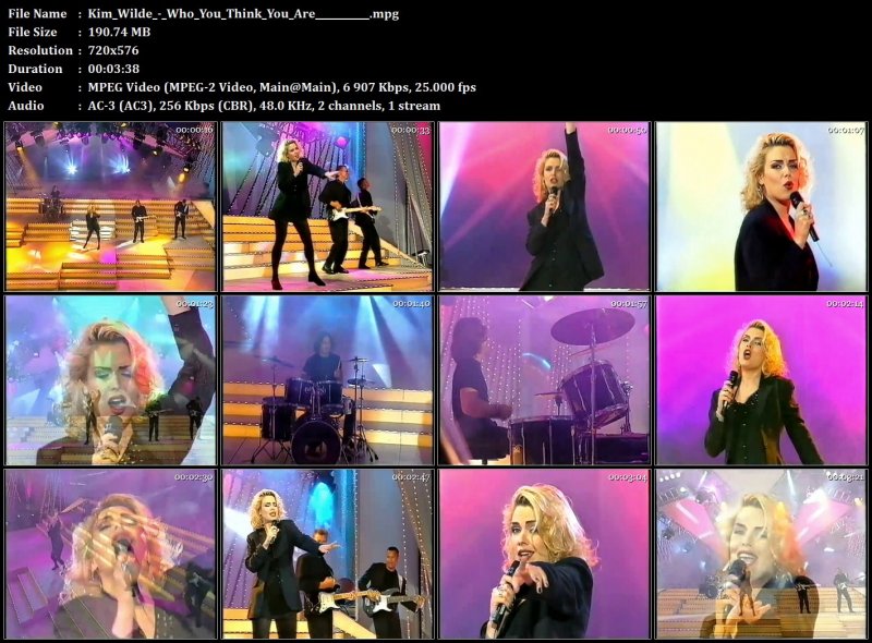 Kim Wilde - Who You Think You Are (LIVE)