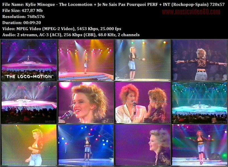 Kylie Minogue - The Locomotion + Je Ne Sais Pas Pourquoi PERF + INT (Rockopop-Spain)  