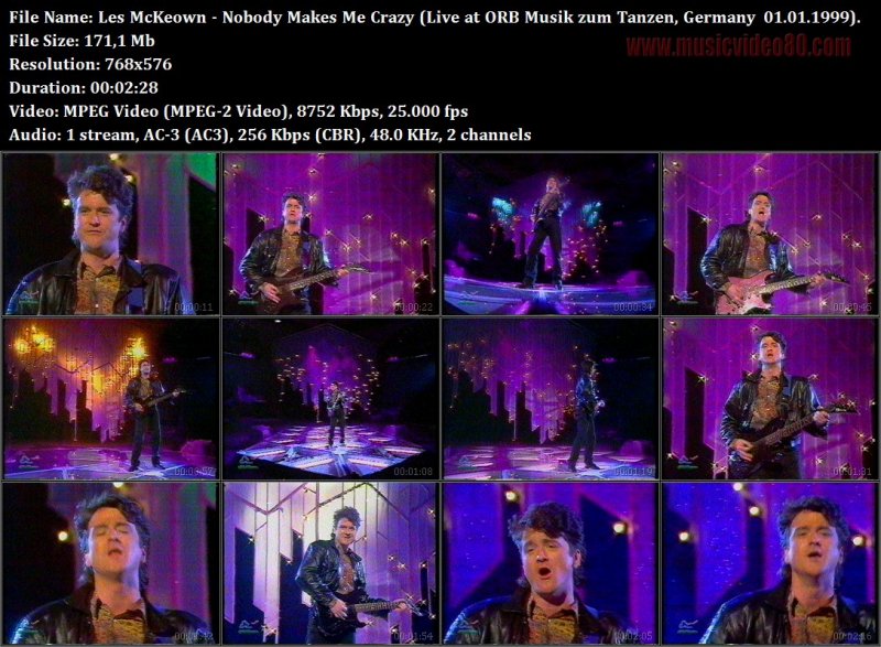Les McKeown - Nobody Makes Me Crazy (Live at ORB Musik zum Tanzen, Germany  01.01.1999) 
