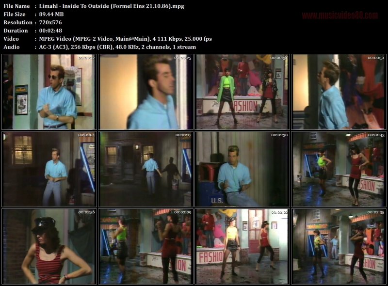 Limahl - Inside To Outside (Formel Eins 21.10.86)