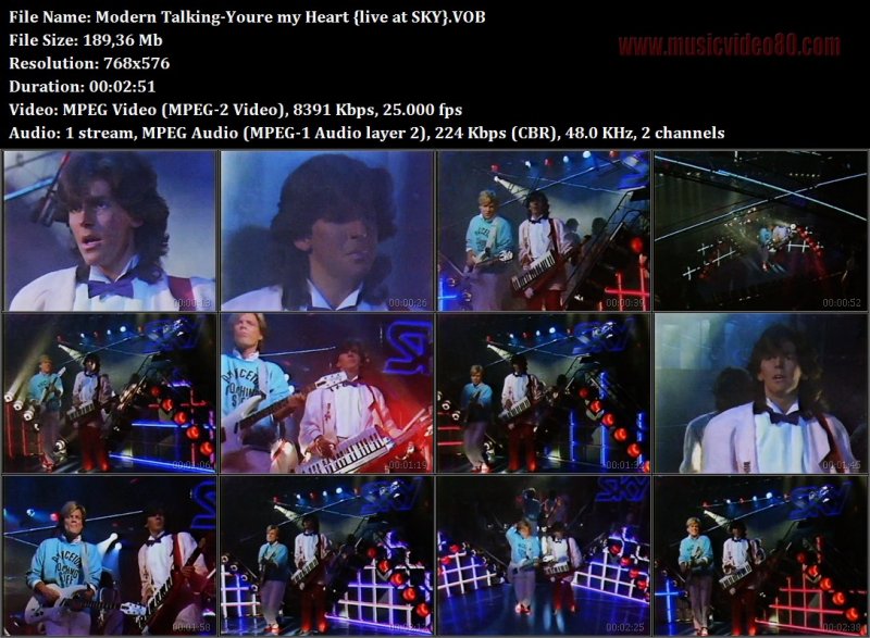 Modern Talking - Youre my Heart {live at SKY} 