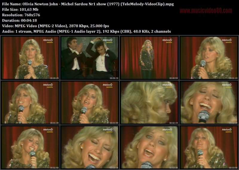 Olivia Newton John - Michel Sardou Nr1 show (1977) (TeleMelody)