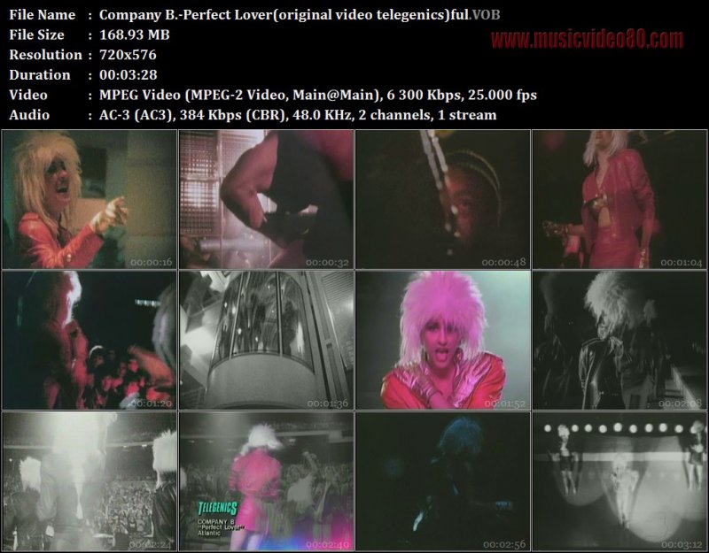 Company B.- Perfect Lover (original video telegenics)