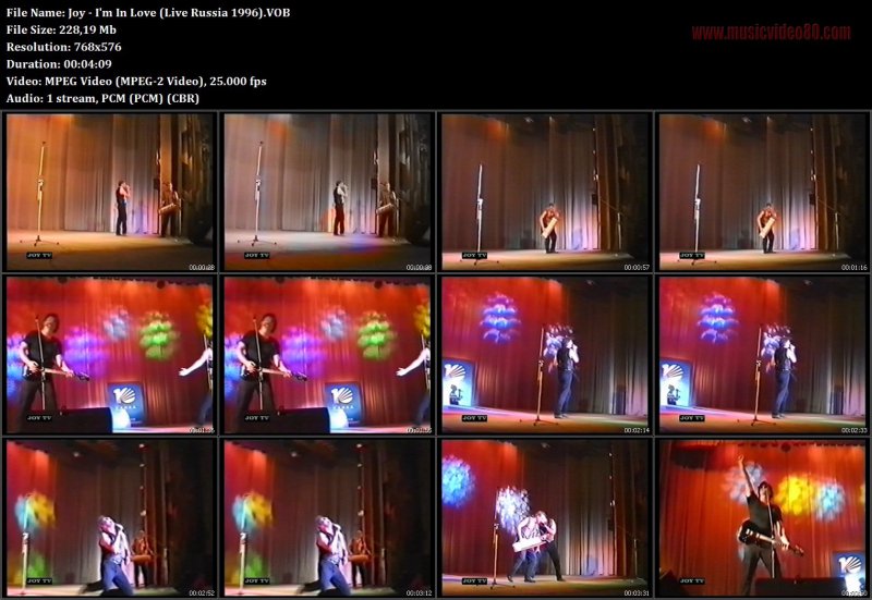 Joy - I'm In Love (Live Russia 1996)