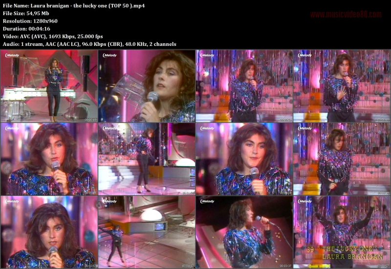 Laura Branigan - the lucky one (TOP 50 )