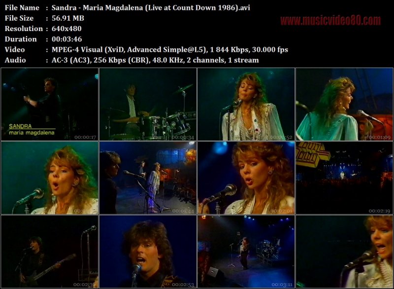Sandra - Maria Magdalena (Live at Count Down 1986) 