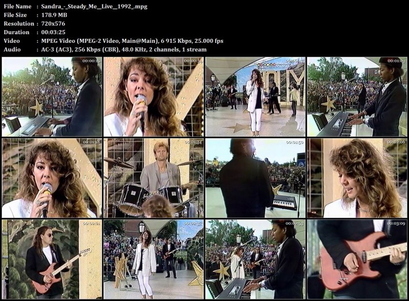 Sandra - Steady Me ( Live 1992 )
